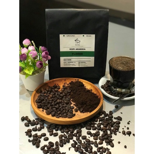 

KOPI ARABIKA FLORES BAJAWA 500 - 1000 gr, Dalam Kemasan Bubuk / Biji.