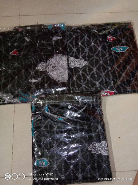 Batik Couple Keluarga Sania Ruffle Ori Ndoro Jowi Dnt Motif Matahari Terbit Abu