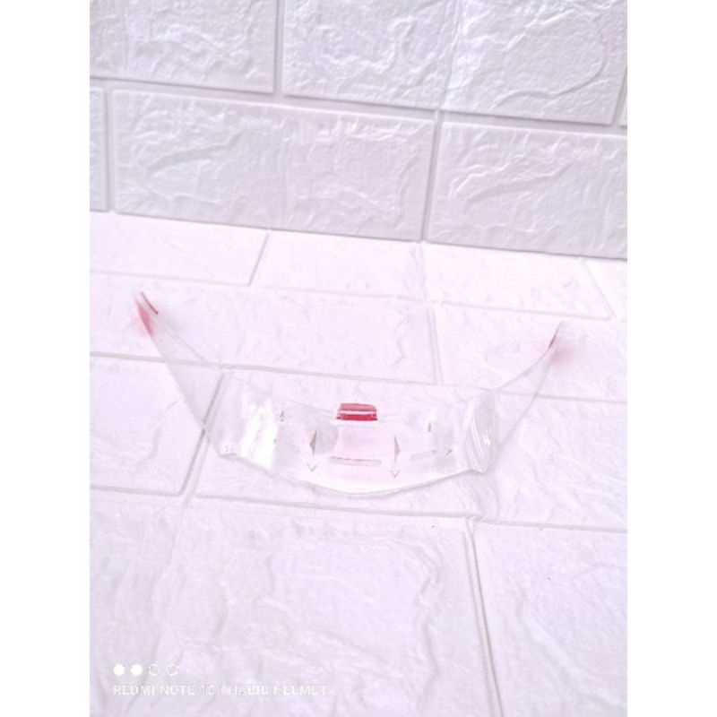 Visor Helm NJS KAIROZ kairos ORIGINAL Warna Iridium Blue-Spoiler putih