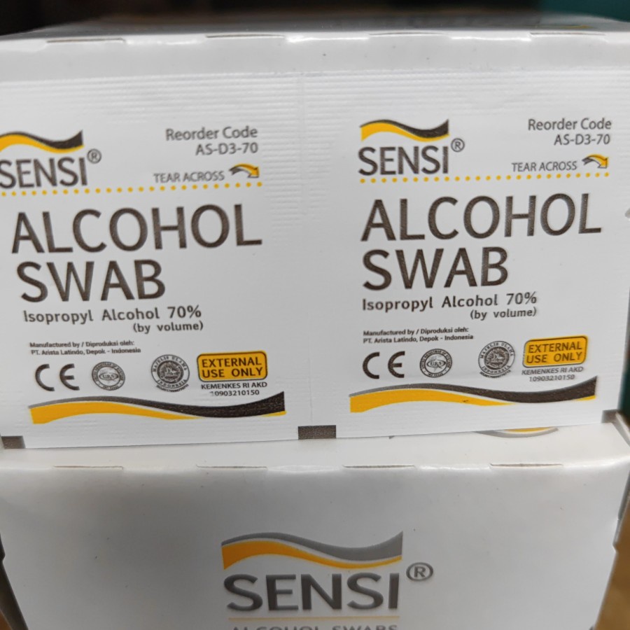 Alcohol Swabs Sensi / Alkohol Swab Antiseptik