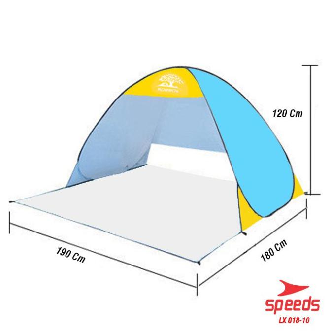SPEEDS LX 018-9 TENDA CAMPING PIKNIK PANTAI MODEL TERBUKA OTOMATIS UNT - LX 018-9 BIRU