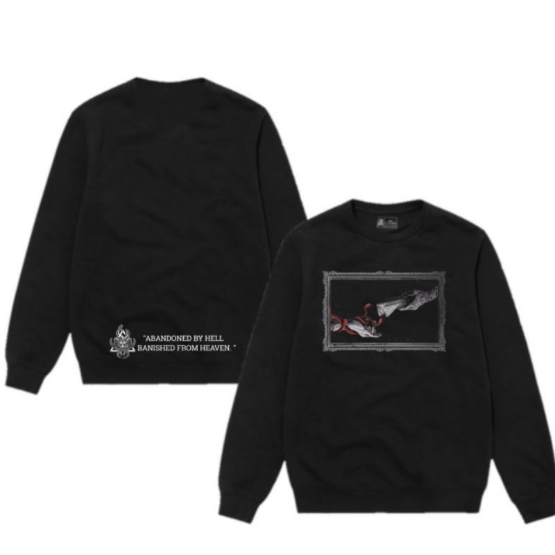 SWEATER DISTRO CATHARSIS DEADSQUAD ABANDINED BY HELL METAL MUSIK PREMIUM