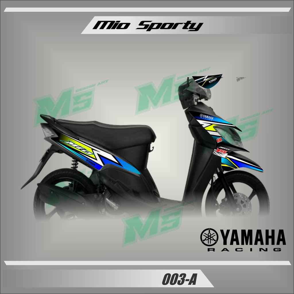 Sticker Striping Mio Sporty Racing 003 Shopee Indonesia