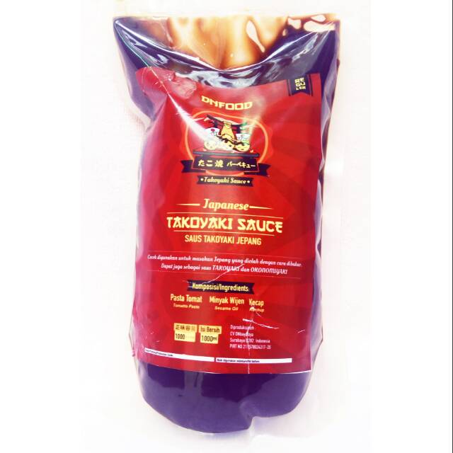 

DNFood Saus Takoyaki 1 Liter Sauce berbeque jepang untuk takoyaki okonomiyaki