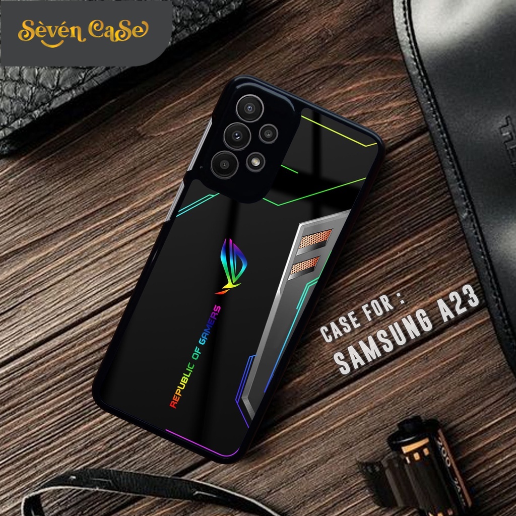Case SAMSUNG A23 4G - Casing SAMSUNG A23 4G [ ROG ] Silikon SAMSUNG A23 4G - Case Hp - Case Mewah - 