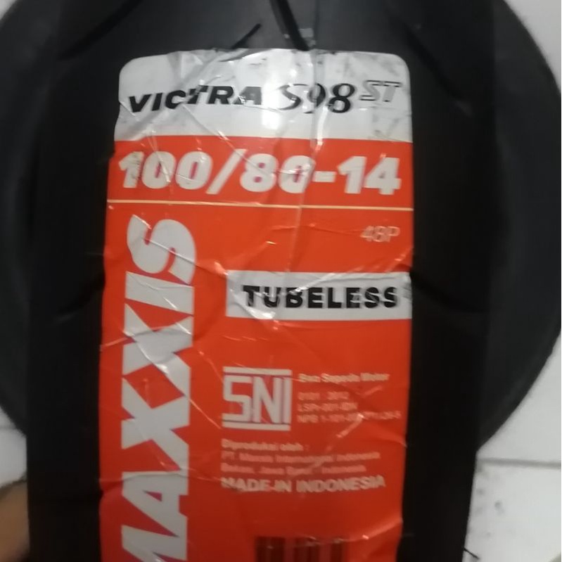 Ban luar tubeless tubles 100 80 14 victra maxxis