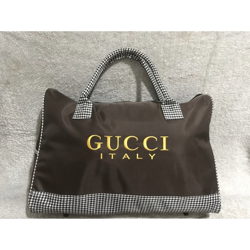 Tas mudik Gucci/tas travel/tas jinjing/tas lebaran/