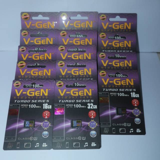 Memori SD Card 16GB,32GB VGEN Class 10@