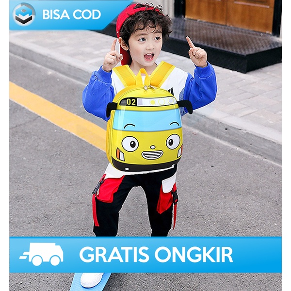 TAS SEKOLAH ANAK LAKI LAKI SD KARAKTER IMPORT E-300 ORIGINAL TAS TAYO RANSEL ANAK LAKI LAKI TK PAUD MURAH