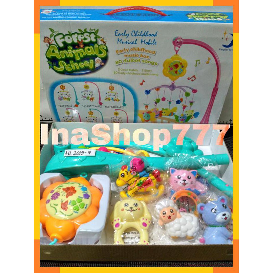 Mainan Edukasi Bayi - Music Box - Forest Animal School Kode HL2015-7
