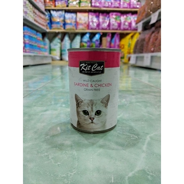 Makanan kaleng Kit Cat Grainfree 400gram wet food all varian