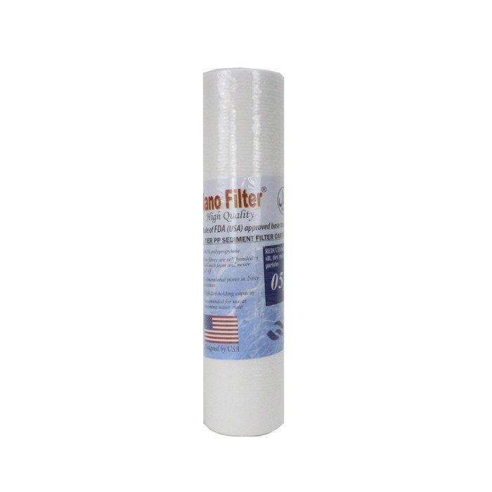 Cartridge Filter Air / Sediment 10" - Nano Filter 05 Micron