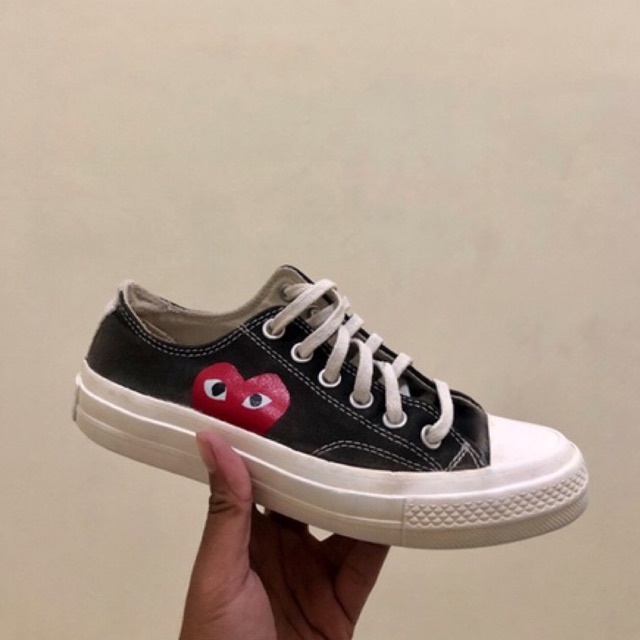 Sepatu Converse x CDG Play Low Original