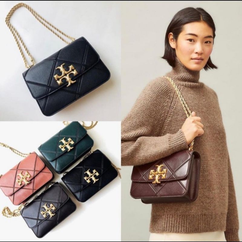 Tory Burch Eleanor Diamond Quilted Shoulder Bag - ORIGINAL 100%