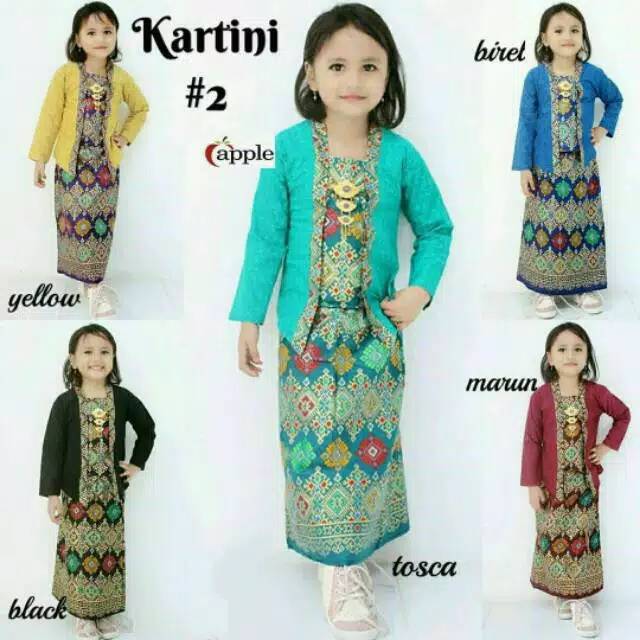 TERMURAH, TERLARIS,KEBAYA KUTUBARU ANAK MUSLIM,KEBAYA KUTUBARU MODERN LENGAN PANJANG,KUTUBARU MODERN