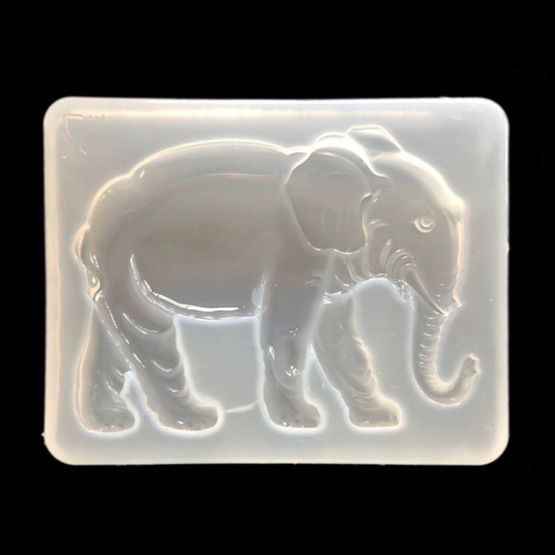 Glitter Christmas Deer Antler Elephant Elk DIY Silicone Mold Animal Resin Jewelry Making