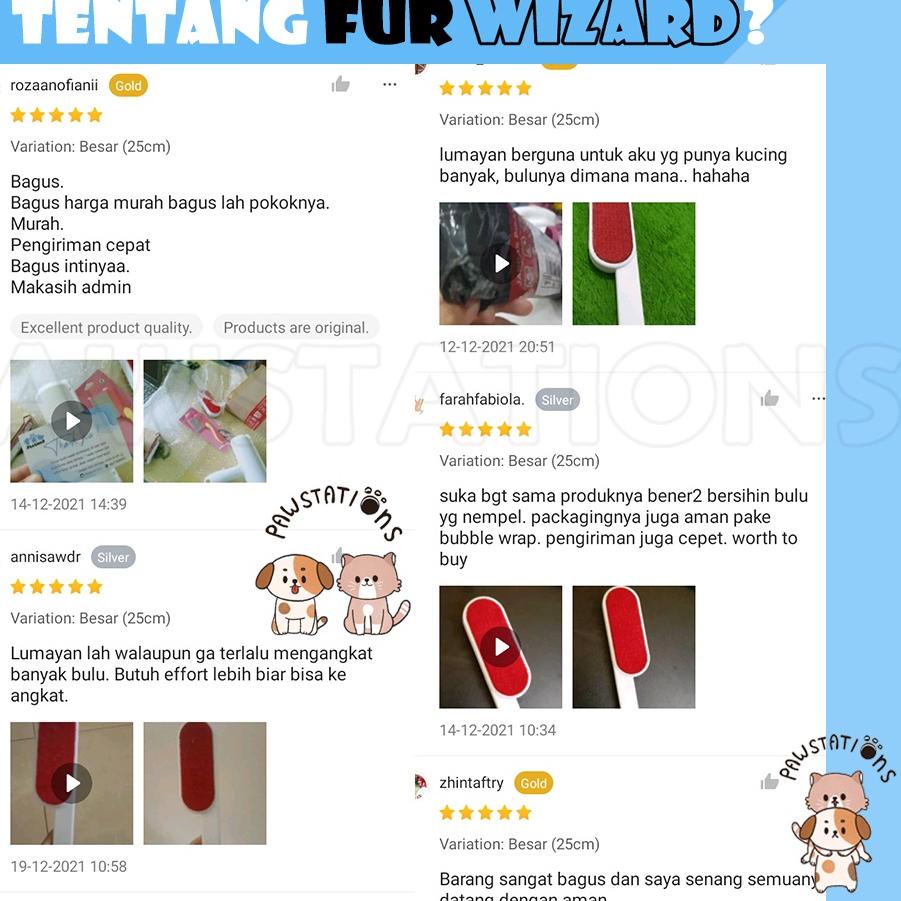 ♙ Fur wizard Sikat Pembersih Bulu Kucing Roll Pembersih Bulu Kucing Alat Pembersih Bulu Kucing Alat 