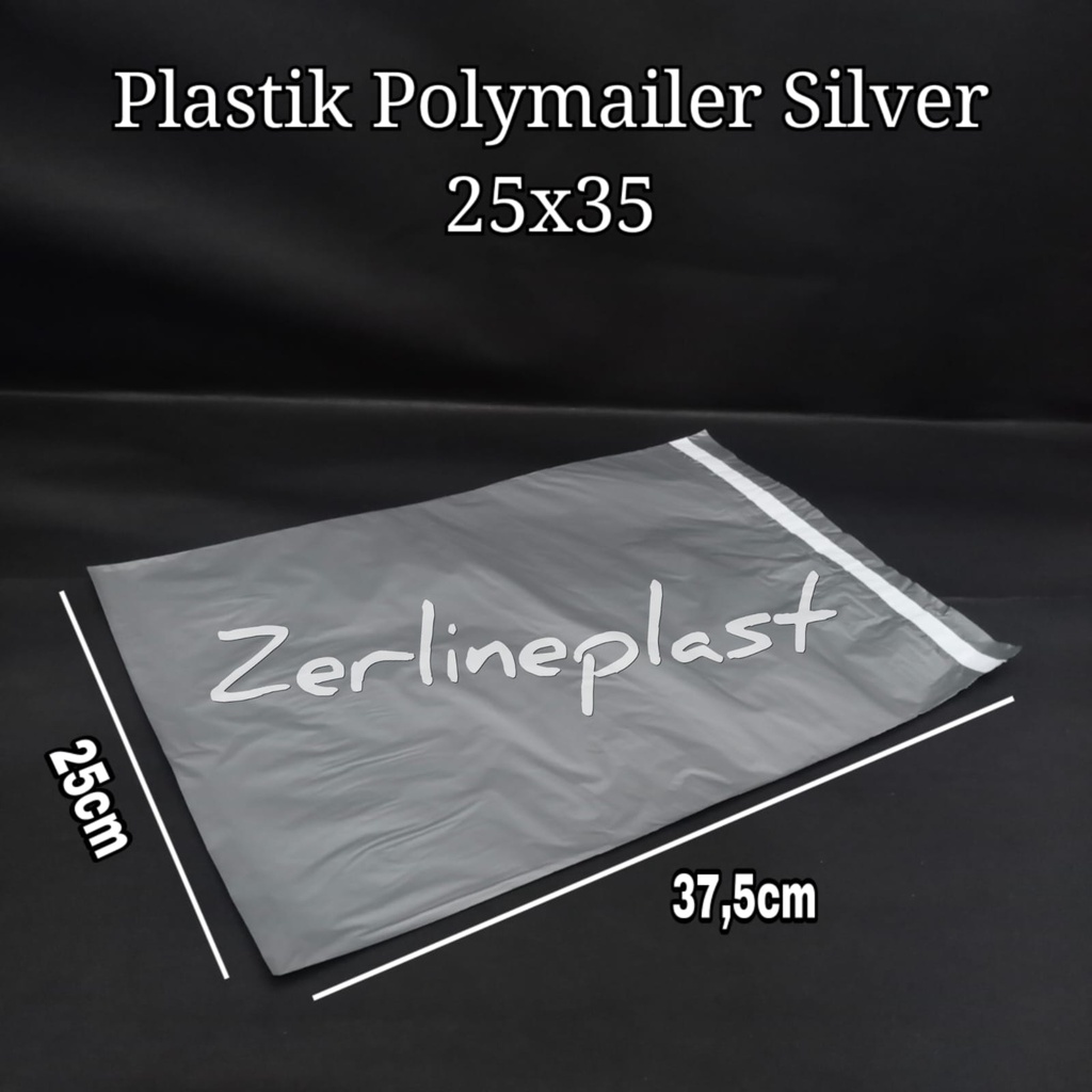 Plastik POLYMAILER SILVER / Plastik Packing @100lbr