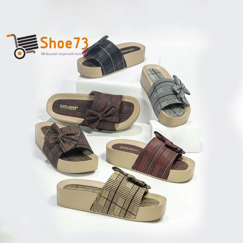 BARA BARA BBJ 26 - KBBPT SIZE 36-40 ORIGINAL l Sandal Selop wedges jelly wanita l Sendal kokop cewek impor