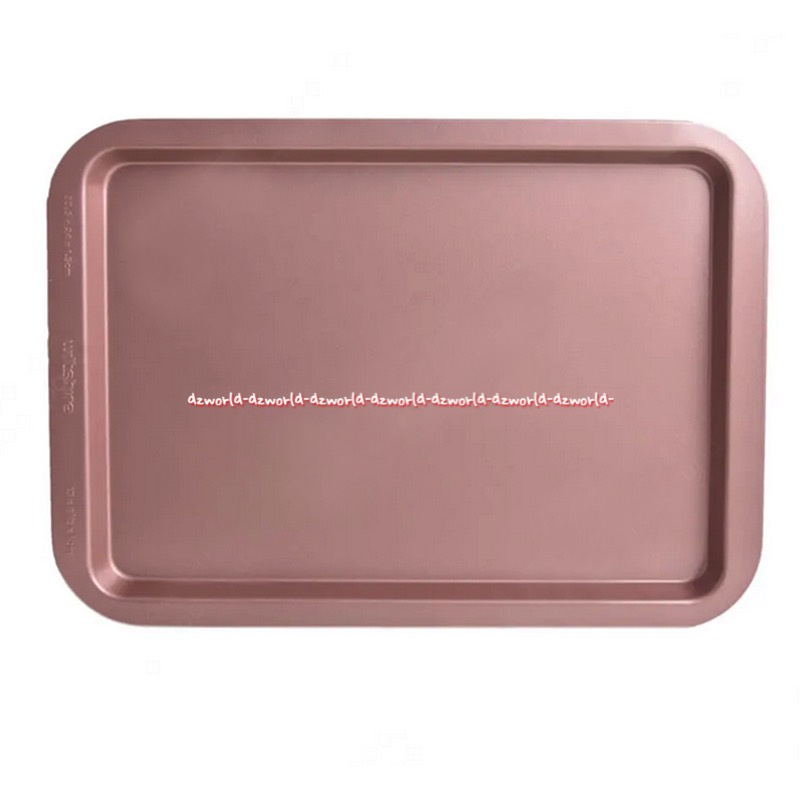 Wiltshire Small Cookies Sheet 33.5cm Oven Tray Papan Loyang Panggang Anti Lengket Tempat Bakar Kue Warna Pink Rose