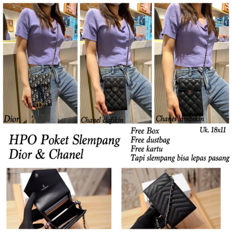 tas selempang multifungsi hp wanita/sling bag mini hpo pouch dompet  hp