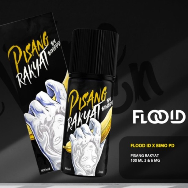 Jual PISANG RAKYAT LIQUID 100ML 3MG 6MG BY FLOOD.ID X BIMO PD PICKY ...