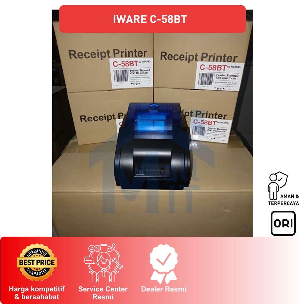 PRINTER IWARE BLUETOOTH C58BT C-58BT C58-BT KASIR POS MOKA PAWOON KUDO