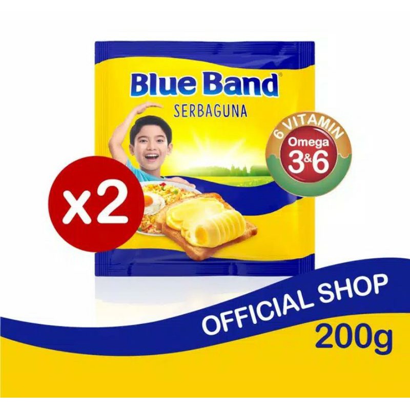 

BLUEBAND 200gram x 2 pcs