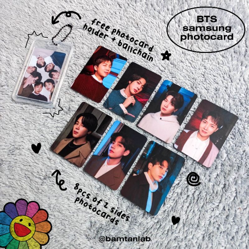 PC PHOTOCARD BTS X SAMSUNG (8 PHOTOCARD + FREE PHOTOCARD HOLDER)