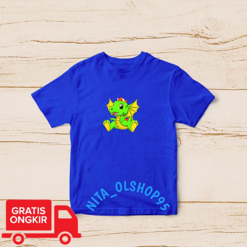 baju anak karakter lucu, baju anak dino , baju anak terlaris terbaru