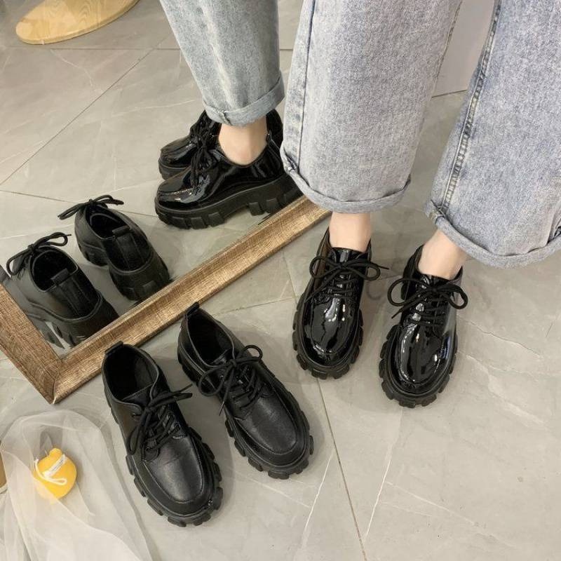 FD Sepatu Docmart Wanita Loafers Import Sepatu Korean Style Kasual dan Formal Terbaru KI-012