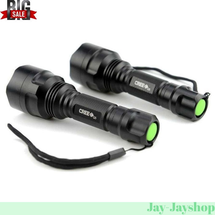 Senter LED Flashlight Waterproof Cree Q5 3800 Lumens LARIS