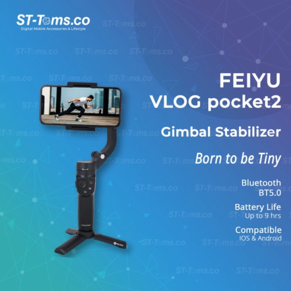 Unik Feiyu VLOG Pocket 2 Handheld Gimbal  Feiyu Vlog Pocket 2 Berkualitas