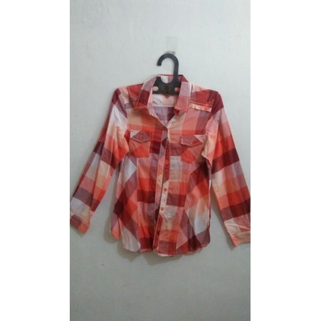 kemeja PL wanita cardinal ori