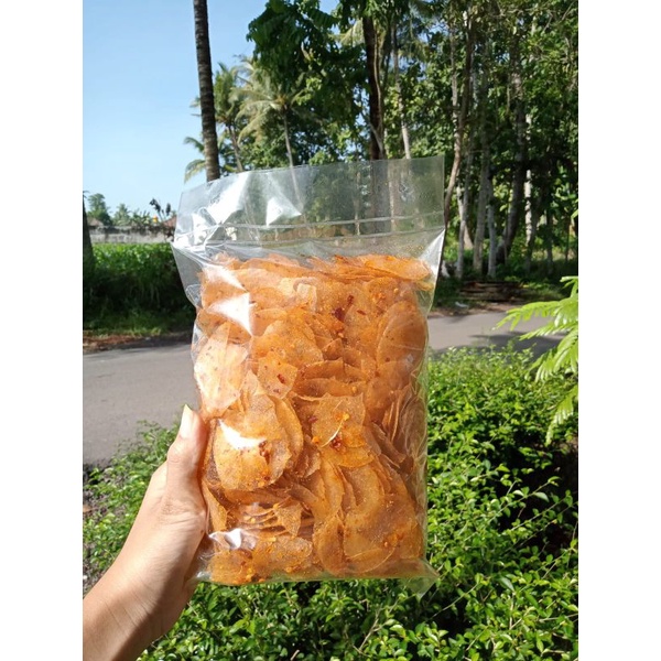 

Keripik Kaca Pedas Kemasan 250 Gram