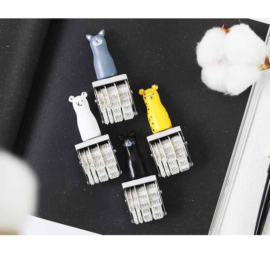 

Grosir POCKET ANIMAL DATE STAMP WITH STAND / STEMPEL TANGGALAN .,.