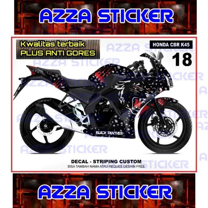 Sticker Striping Decal CBR150 K45 Full Body, Sticker Decal CBR150 K45 Full Body, Decal CBR150 K45 18