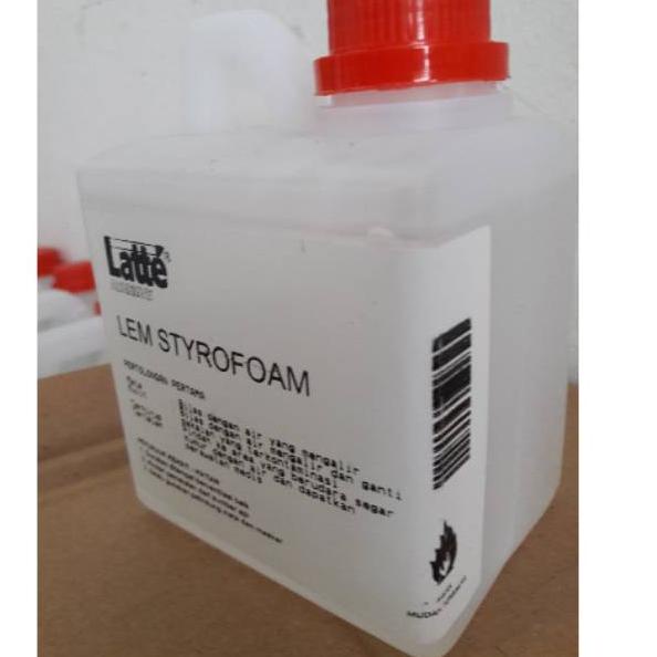 

[PRODUK DFNDL] Jual lem styrofoam cair LATTE UNITAC 500 gr untuk gabus prakarya C0R