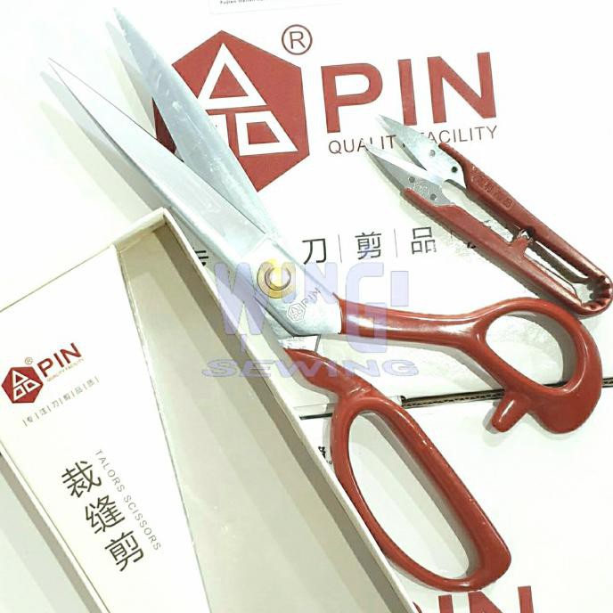 

Monggo] Pin Gunting Kain Bahan Tailor Garmen - 9 In