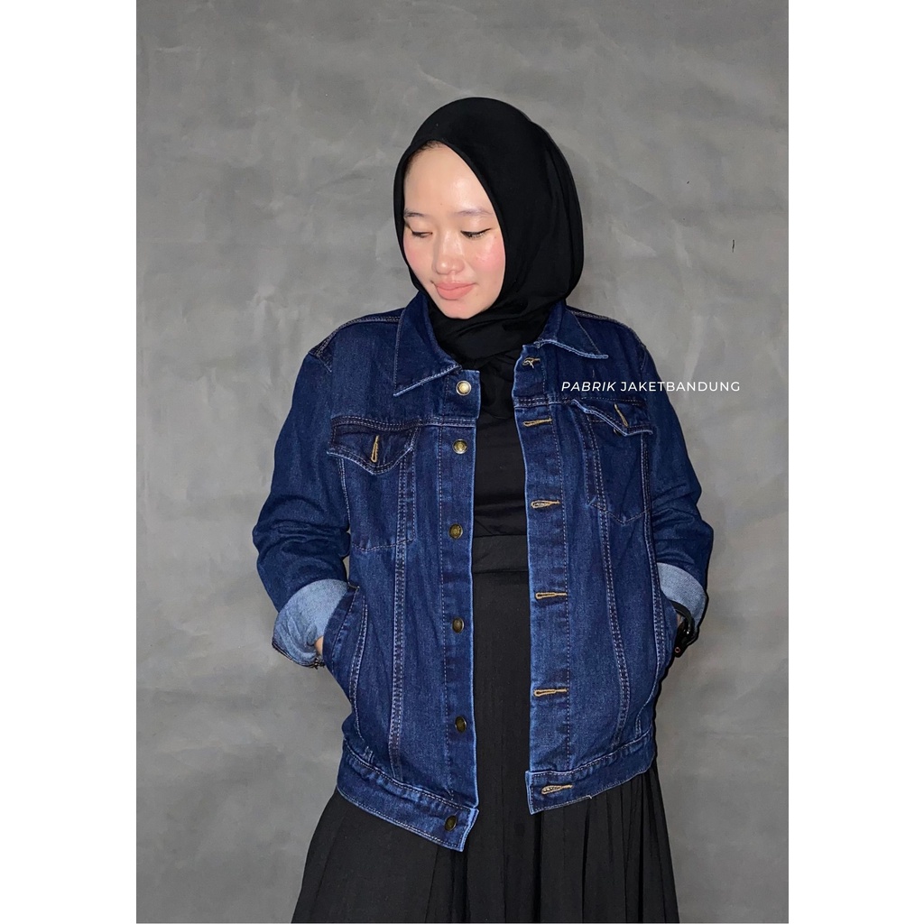 JAKET JEANS SANDWASH || CLASIC DENIM PRIA DAN WANITA