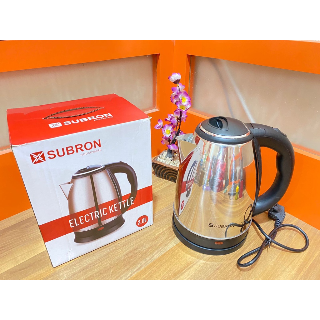 TEKO / KETTLE LISTRIK / PEMANAS AIR / TEKO LISTRIK SUBRON 1,8 LITER