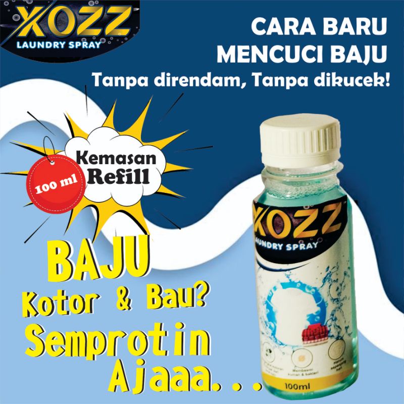 Sabun Cuci Baju Detergen Cair Khusus Spray Pembersih Pewangi Laundry Pakaian Celana Daleman Semi Dry