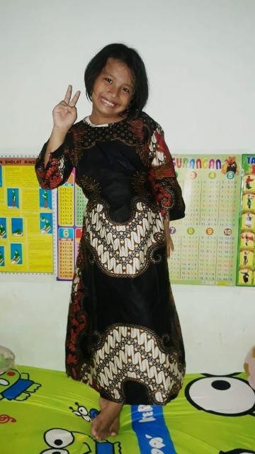 Batik Couple Keluarga Keluarga Sania Ruffle Ori Ndoro Jowi Dnt Motif Terkini