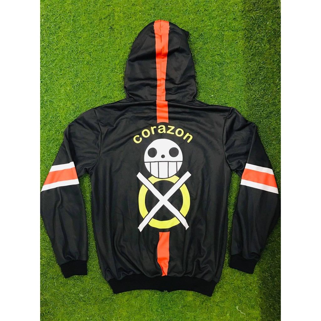 Jaket Anime Trafalgar Law Corazon Onepiece Bahan Adidaspoly