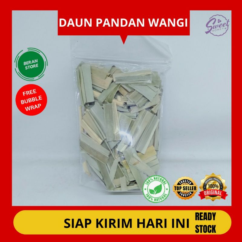 

Teh Daun Pandan Wangi Kering Penyedap Rasa Minuman Alami Obat Herbal Penambah Nafsu Makan