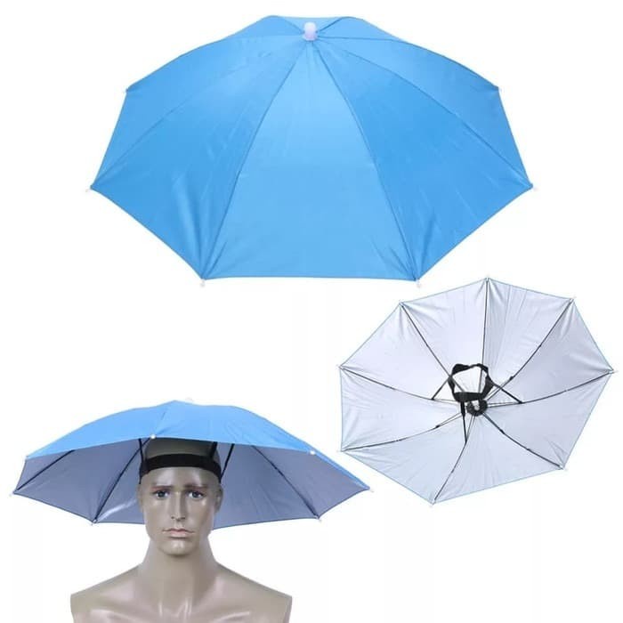 BAROKAH GAMIS TOPI PAYUNG MINI PRAKTIS TOPI HUJAN PANAS SEGALA CUACA WEATHER