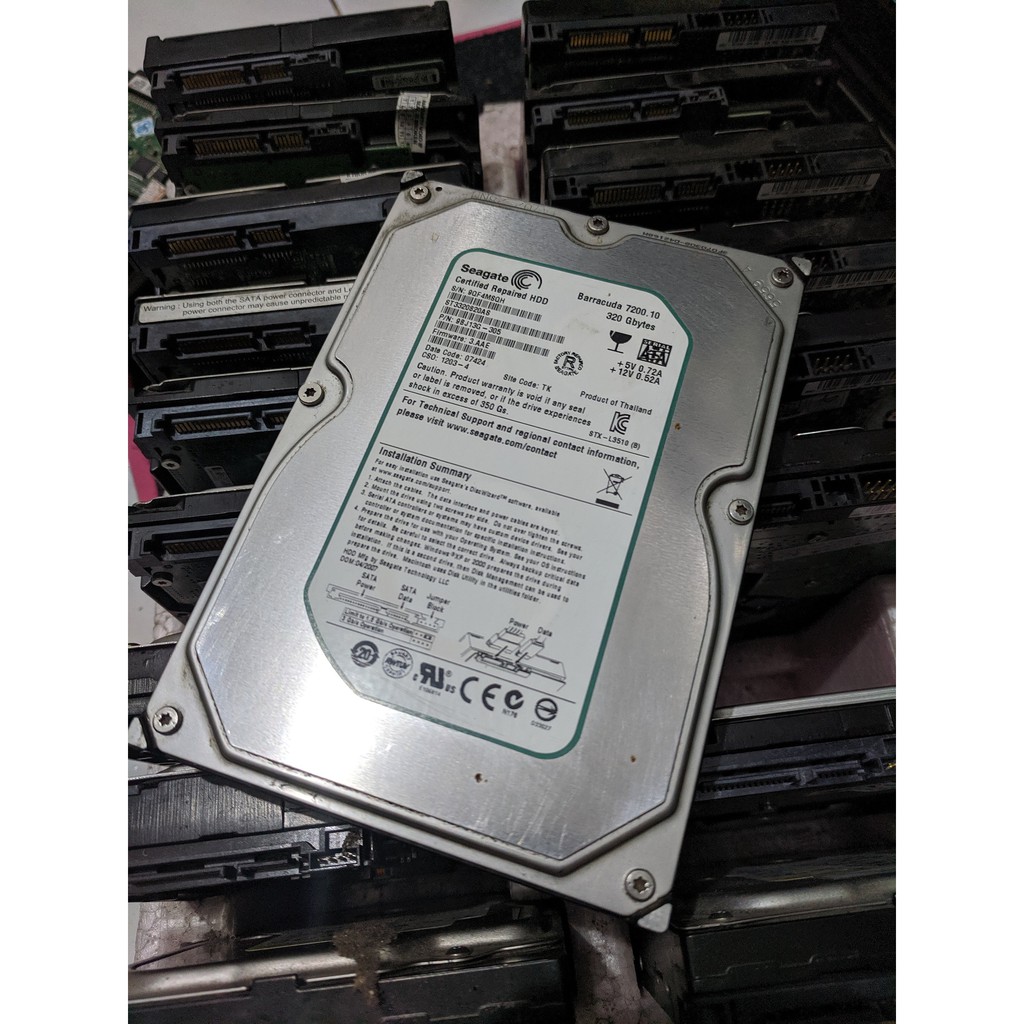 HARDISK HDD PC KOMPUTER 320GB SATA FREE WINDOWS