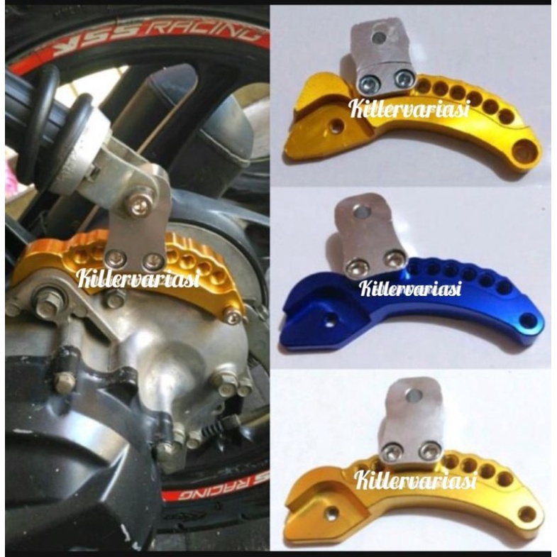 PEMUNDUR SHOCK PENINGGI SHOCK BELAKANG METIC BEAT LAMA BEAT FI VARIO 110 SCOOPY BAHAN FULL CNC