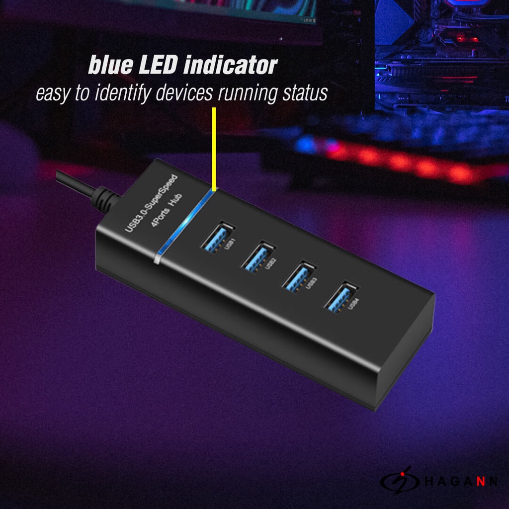 USB 3.0 Hub 4 Port High Speed / USB Hub 4 Slot Data Super Speed USB3.0