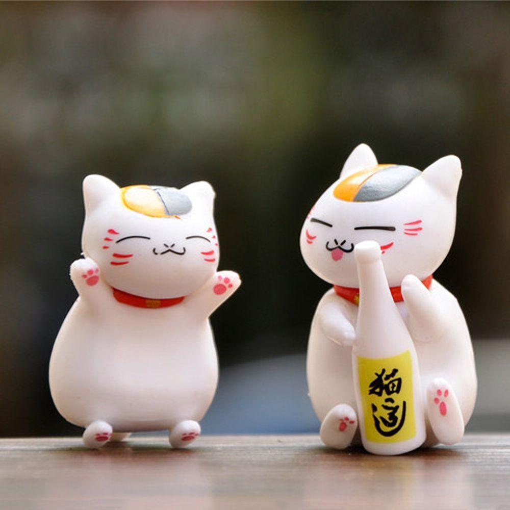 Agustina Natsume Yuujinchou Hadiah Anak Anime Jepang Mini PVC Kartun Figure Nyanko Sensei Figure